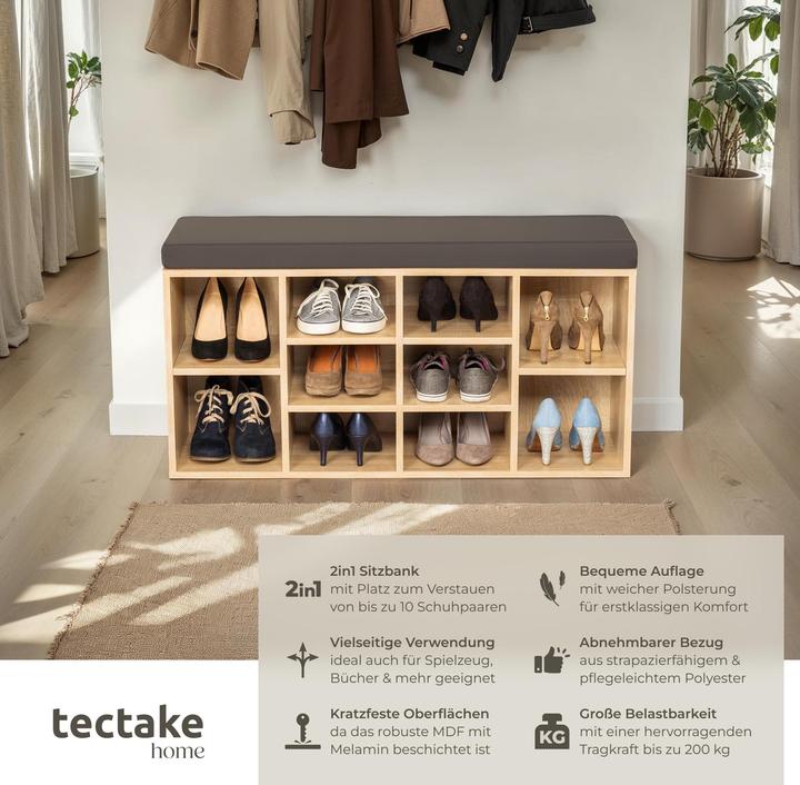 Immagine prodotto tectake Alayah (103.50 x 30 x 48 cm)