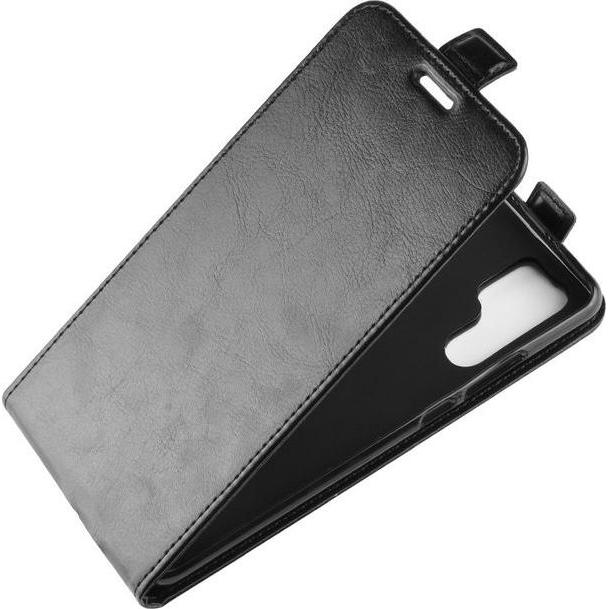 Thumbnail - MU Classic Leder Flipcase Hülle (Huawei P30 Pro), Smartphone Hülle, Schwarz