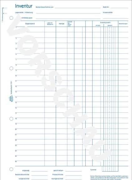 Immagine prodotto Avery Libro degli inventari (50 x)