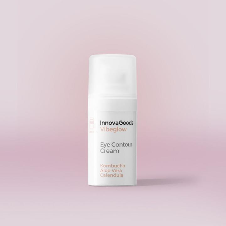 Image du produit InnovaGoods Contour des yeux Kombucha Vibeglow 15 ml (Crème pour les yeux, 15 ml, Jour + nuit)