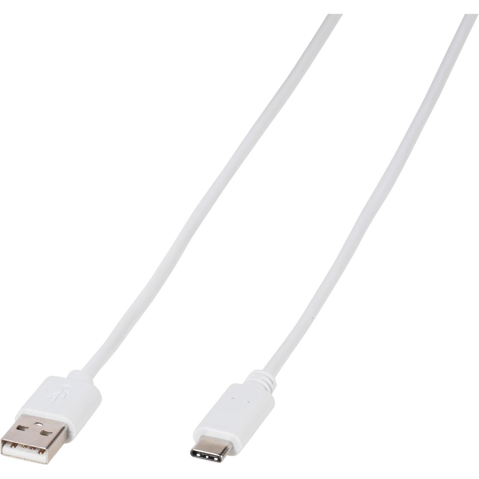 Vivanco USB 2.0 Anschlusskabel (1x USB 2.0 Stecker C (1 m, USB 2.0), USB Kabel