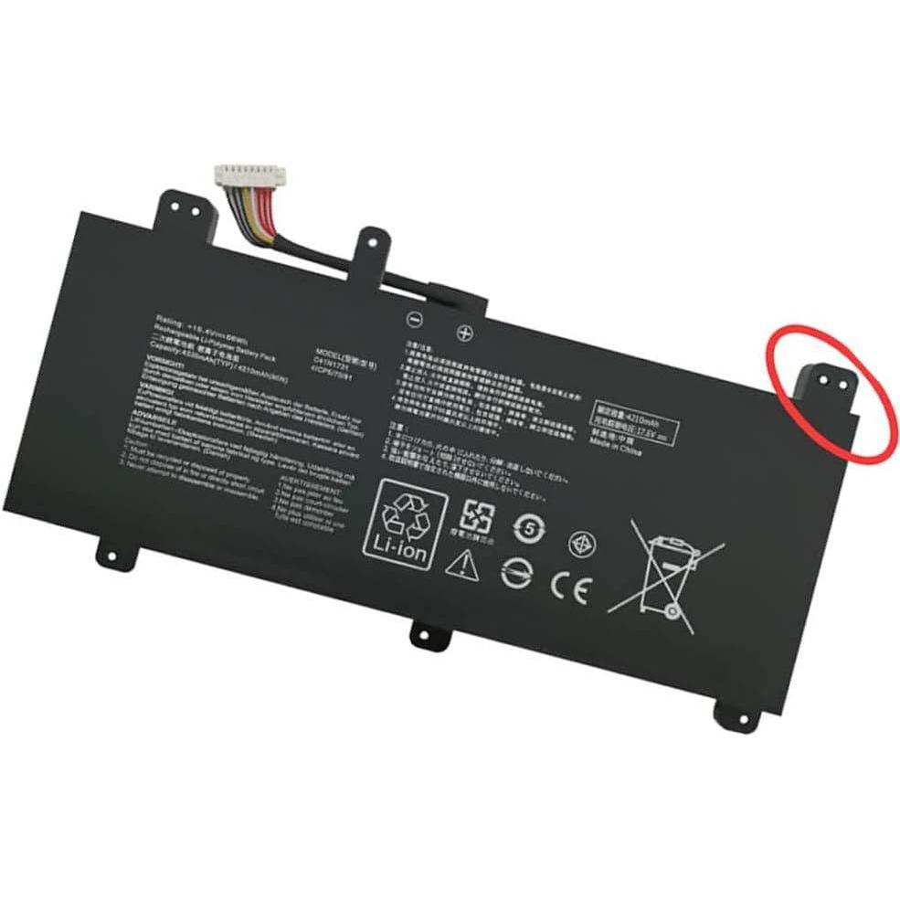 Thumbnail - CoreParts Laptop Battery for Asus (4300 mAh), Notebook Akku, Schwarz