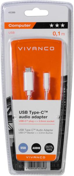 Actual product image Vivanco Adapter (0.10 m, 3.5mm jack (AUX))