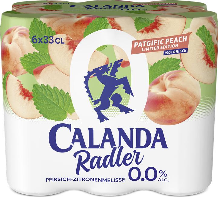 Calanda Radler Patgific Peach 0.0% (6 x 33 cl)