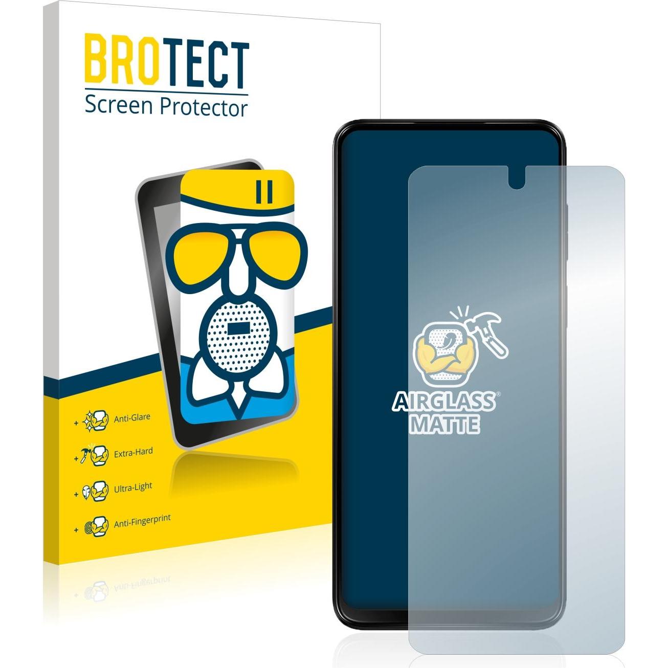 BROTECT AirGlass Panzerglasfolie Matt (1 Stück, Motorola Moto G13), Smartphone Schutzfolie, Grau