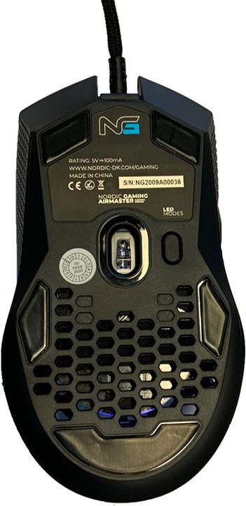 Immagine prodotto Nordic Gaming Airmaster Ultra Light Mouse ambidestro USB Type-A ottico 16000 DPI (Cablato)