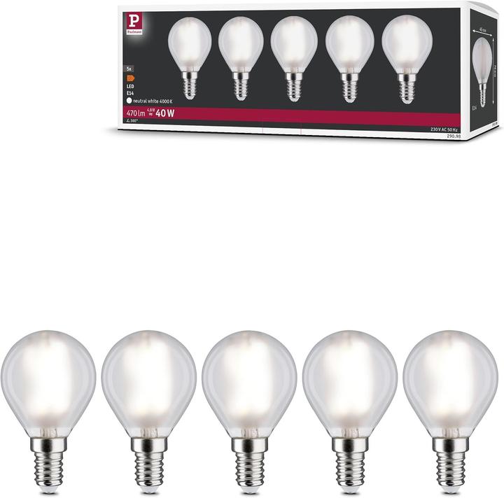 Paulmann Tropfen 5er Set (E14, 470 lm, 1x)