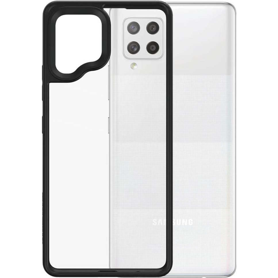 PanzerGlass 0294 Handy-Schutzhülle Transparent (Samsung Galaxy A42 5G), Smartphone Hülle, Schwarz