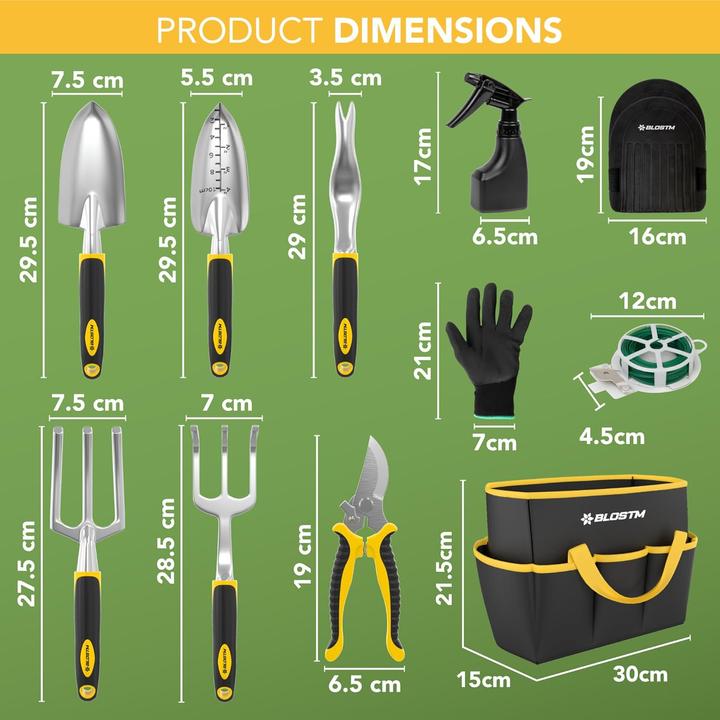 Actual product image Blostm 11-teiliges Gartengeräte Set