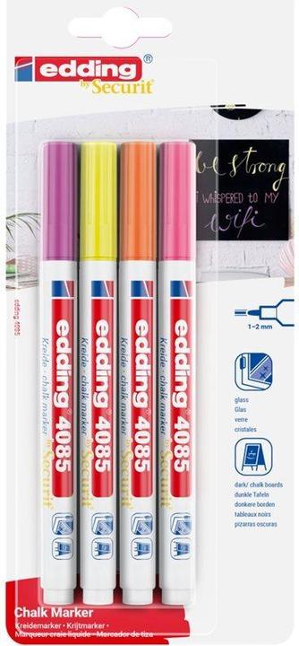 Actual product image Edding Chalk marker 4085 neon (4x)