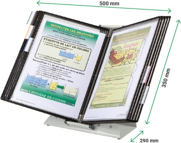 Actual product image Tarifold 434152 Document display carousel table/wall portrait