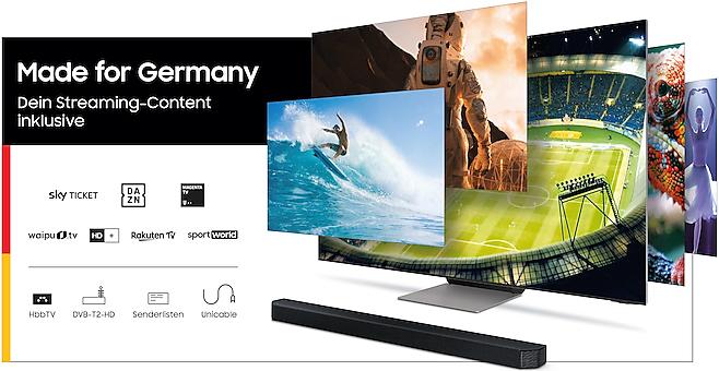 Produktbild Samsung GQ65Q72AAT - 163 cm (65") Diagonalklasse Q72A Series LCD-TV mit LED-Hintergrundb (65", QLED, 4K, 2021)
