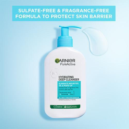 Immagine prodotto Garnier Pure Active Hydrating Deep Cleanser - Gel detergente - 250ml (Gel detergente, 250 ml)