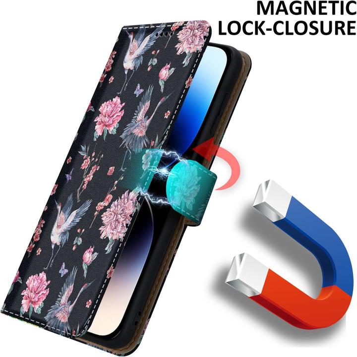 Actual product image Cadorabo Case for Apple iPhone 14 PRO MAX in Book Print Style (Apple iPhone 14 Pro Max)