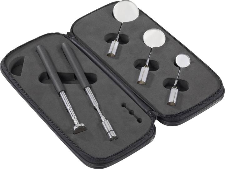 Produktbild Toolcraft Inspektionsspiegel-Set 5tlg