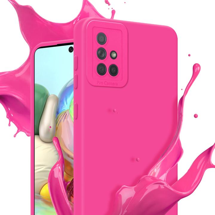 Actual product image Cadorabo Case for Samsung Galaxy A71 4G in TPU Fluid LM162 Style (Samsung Galaxy A71)