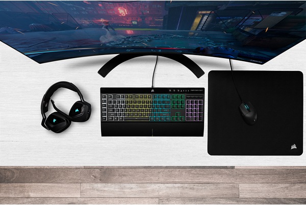 Produktbild Corsair K55 RGB Pro (US, Kabelgebunden)