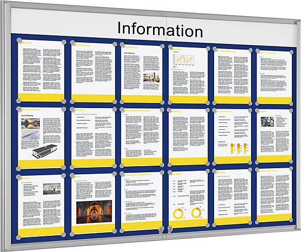 Produktbild Schaar-Design Einfachschaukasten BASIC (Wandtafel, 98.5 x 134 cm)