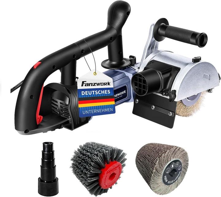 Produktbild Fanztool Satiniermaschine V2 mit Bürsten & Drehzahlregelung (Bürstenschleifer, 1500 W)