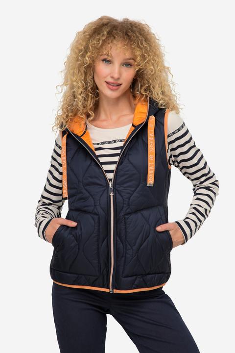 Produktbild Laurasøn Wende-Steppweste, Kapuze, Zipper (S)
