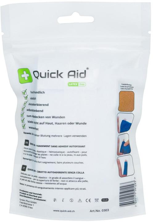 Actual product image Quick Aid Plaster 6x100cm latex free skin color (1 x)