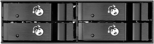 Produktbild Silverstone FS204 Gehäuse für Speicherlaufwerke