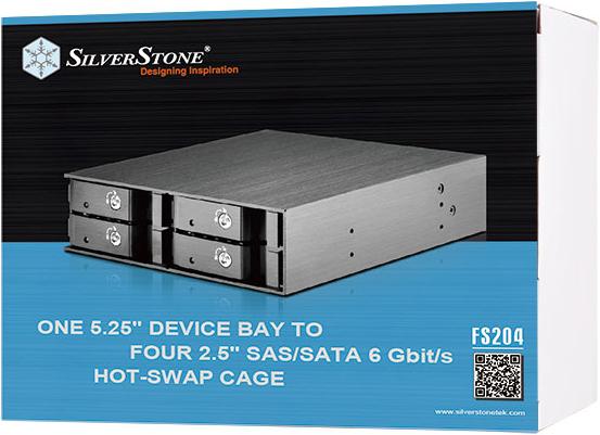 Produktbild Silverstone FS204 Gehäuse für Speicherlaufwerke