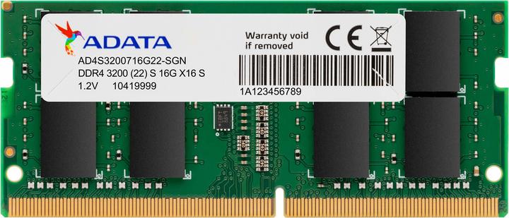 Actual product image Adata premier series (1 x 8GB, 3200 MHz, DDR4-RAM, SO-DIMM)