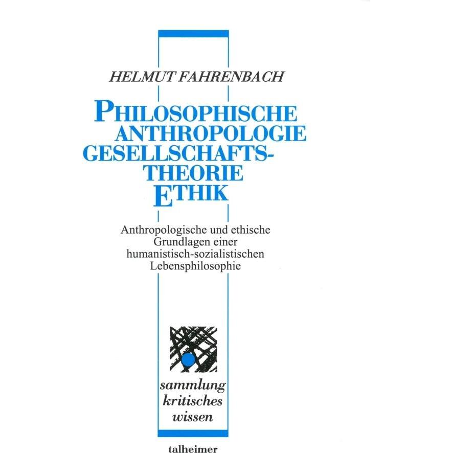 Fahrenbach:Philosophische Anthropologie, Fachbücher von Helmut Fahrenbach