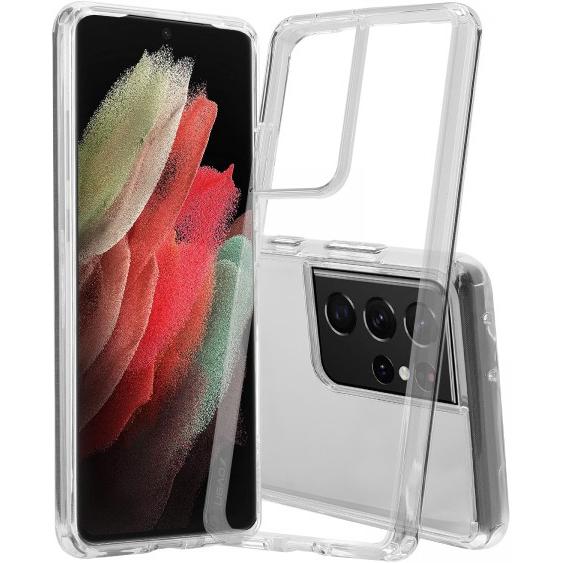 Nevox StyleShell SHOCKFlex Handy-Schutzhülle (6.8 Zoll) Cover (Samsung Galaxy S22 Ultra), Smartphone Hülle, Transparent