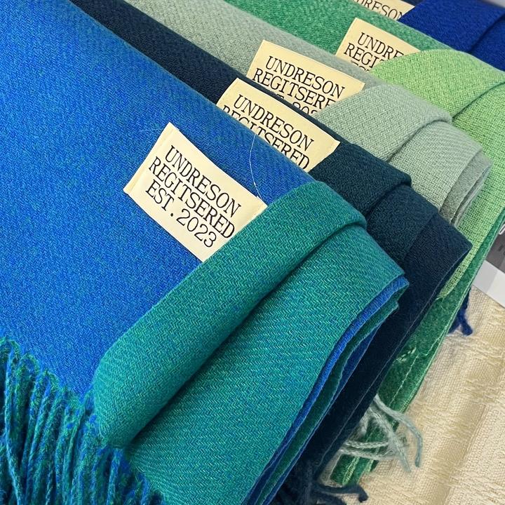 Immagine prodotto Only-Bags.Store Sciarpa bifacciale a due colori Basic Basic Imitazione Cashmere Sciarpa con nappe Autunno Inverno