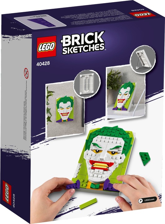 Produktbild LEGO Brick Sketches - Joker (40428)