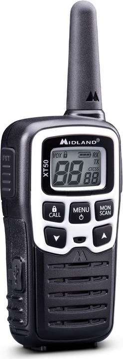 Produktbild Midland XT50 Adventure Funkgeräte schwarz/silber (8 km)