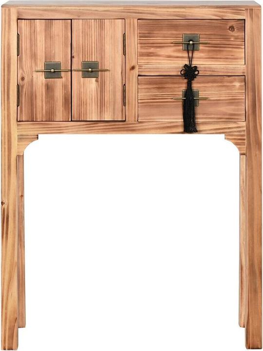 Produktbild Esprit Console Home Black Fir MDF Wood 64 x 26 x 83 cm