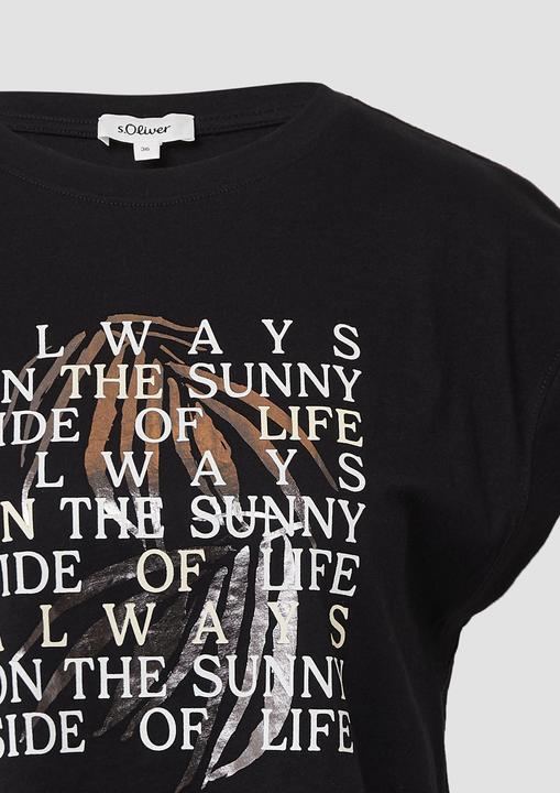 Actual product image S.Oliver T-Shirt T-Shirt im Relaxed Fit mit Folienprint (34)