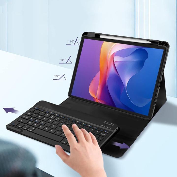 Actual product image Tech-Protect SC Pen Case für Xiaomi Redmi Pad 2 11.0 mit Tastatur, Schwarz (English-international, Xiaomi Redmi Pad 2)