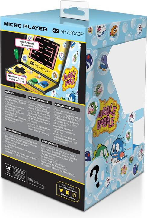 Actual product image MyArcade Bubble Bobble Micro Player