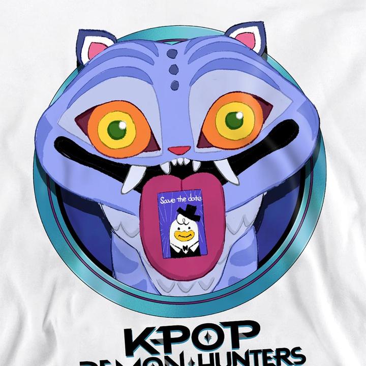 Image du produit K-Pop Demon Hunters - Sweat motif Derpy Tigre style Dessin animé SAVE THE DATE - Adulte (S)