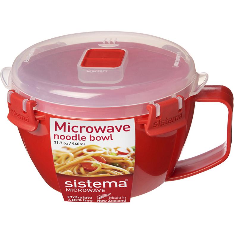 Sistema 1109 Mikrowellengeschirr, Vorratsbehälter, Rot, Transparent