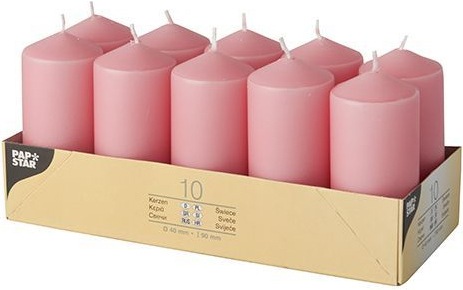 Actual product image Papstar Stumpenkerzen (10 pcs.)
