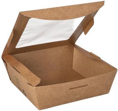 Papstar 87251 Disposable Food Container Cardboard, Polylactide (PLA) (40 x)