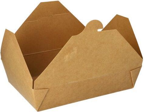Actual product image Papstar 87612 Disposable Food Container Cardboard, Polylactide (PLA) (50x)