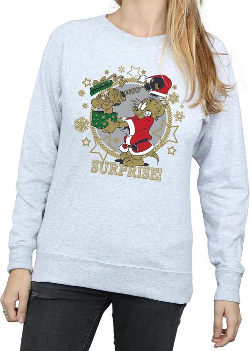 Produktbild Tom & Jerry Christmas Surprise Sweatshirt (L)