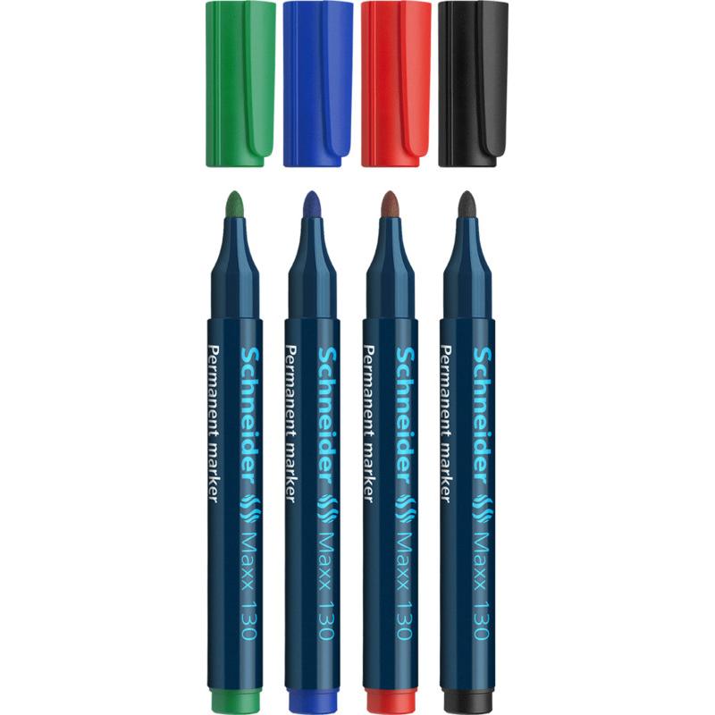 Thumbnail - Schneider, Marker, Maxx 130 Marker (Mehrfarbig, 3 mm, 4 x)