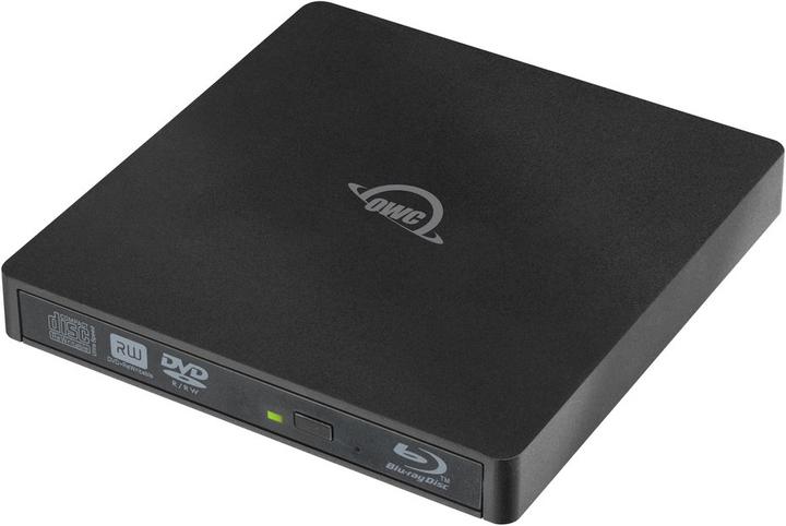 Actual product image OWC Slim USB 3.0 External Optical 6X BDR/8X DVDRW Burner Optical Drive (DVD writer)