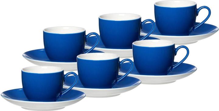 Ritzenhoff & Breker Espresso Cups & Saucers Doppio (80 ml, 12 x)