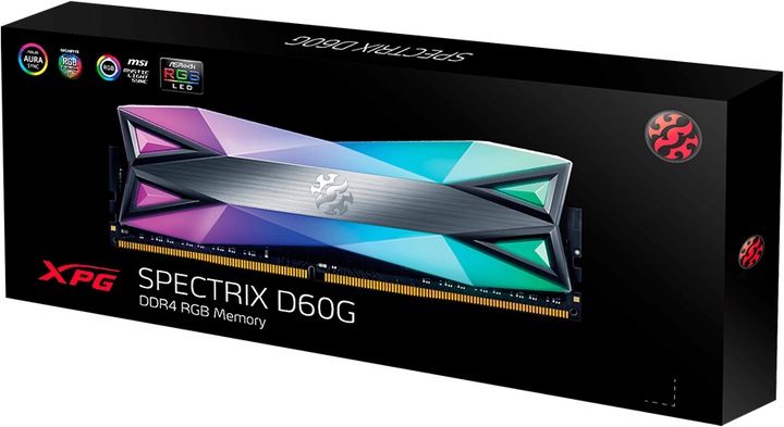 Produktbild Adata XPG SPECTRIX D60G Speichermodul GB DDR4 (1 x 16GB, 3200 MHz, DDR4-RAM, DIMM)