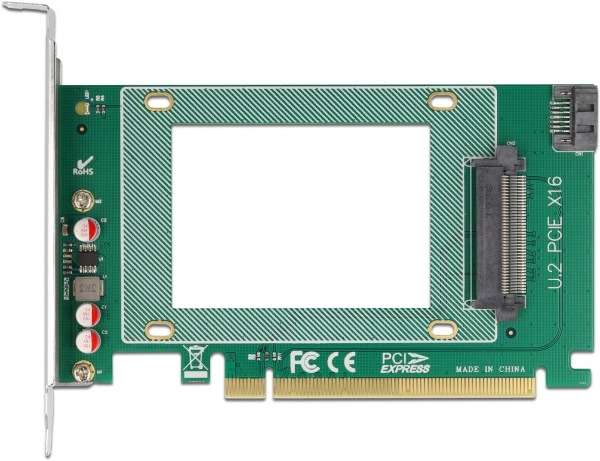 Immagine prodotto Delock Scheda PCI Express x16 a 1 scheda interna U.2 NVMe SFF-8639