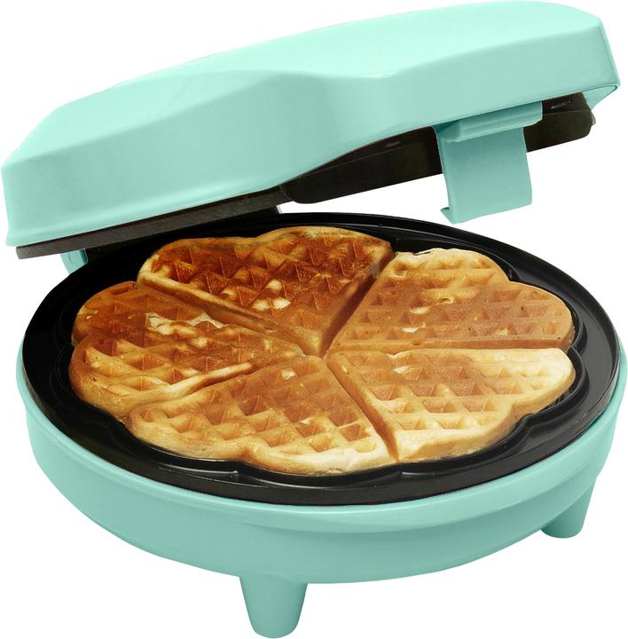Bestron ASW217M Gaufrier 5 gaufre(s) Couleur menthe