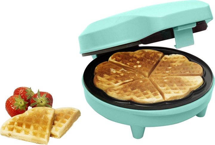 Image du produit Bestron ASW217M Gaufrier 5 gaufre(s) Couleur menthe